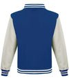 Alpe d’HuZes Kinder Baseballjack blauw/wit met witte opdruk