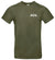 Alpe d’HuZes Unisex T-shirt khaki met witte opdruk