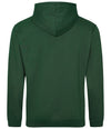Alpe d’HuZes Unisex hoodie donkergroen met crème opdruk
