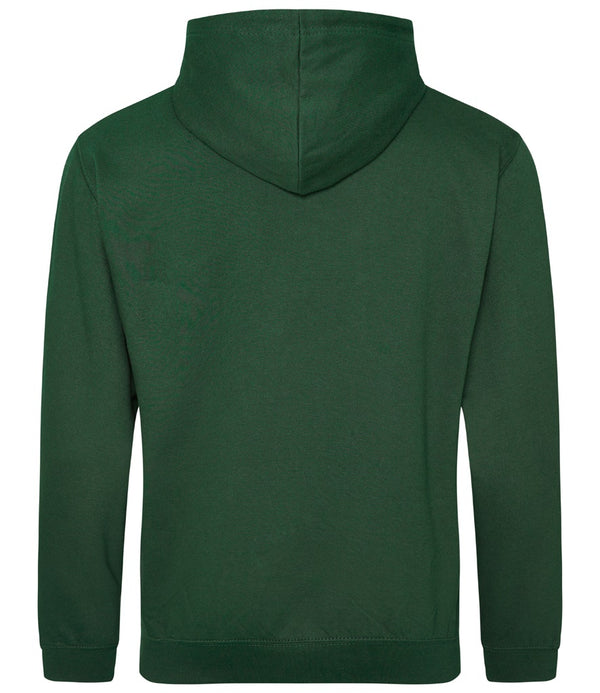 Alpe d’HuZes Unisex hoodie donkergroen met crème opdruk