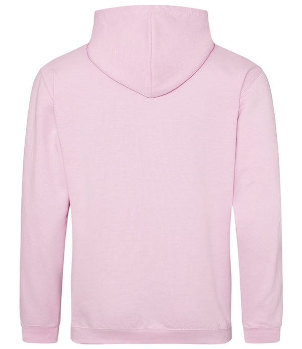 Alpe d’HuZes Unisex hoodie babyroze met roze opdruk