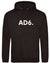 Alpe d’HuZes Unisex hoodie zwart met witte opdruk