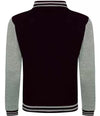 Alpe d’HuZes Unisex Baseballjack zwart/heather grijs met grijze opdruk