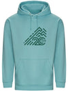 Alpe d'HuZes Unisex hoodie Seafoam met jubileum opdruk