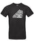 Alpe d’HuZes Unisex t-shirt Black met jubileum opdruk