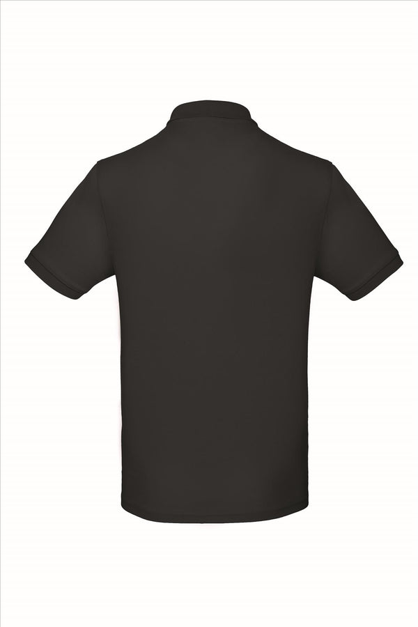 Alpe d’HuZes Unisex polo zwart met witte opdruk