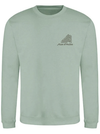 Alpe d’HuZes unisex trui lichtgroen met groene opdruk