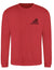 Alpe d’HuZes unisex trui rood met zwarte opdruk