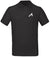 Alpe d’HuZes Unisex polo zwart met witte opdruk