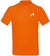 Alpe d’HuZes Unisex polo oranje met witte opdruk