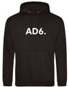 Alpe d’HuZes Unisex hoodie zwart met witte opdruk