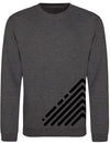 Alpe d’HuZes unisex trui donkergrijs met zwarte opdruk