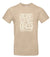 Alpe d'HuZes Unisex t-shirt Sand met Retro opdruk