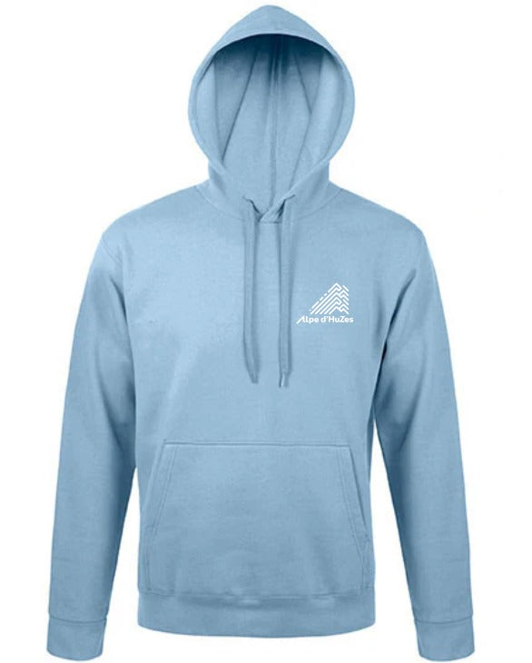 Alpe d'HuZes Unisex hoodie Sol's Sky Blue