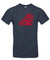 Alpe d’HuZes Unisex t-shirt Navy met jubileum opdruk